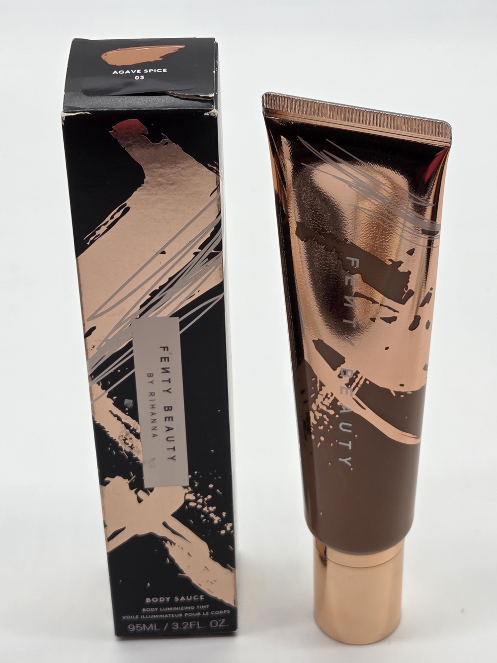 Fenty Beauty by Rihanna Body Sauce Luminizing Tint In 03 Agave Spice